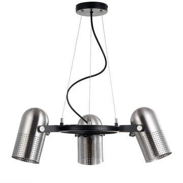 Loki 22" Adjustable Metal LED Chandelier - JONATHAN Y